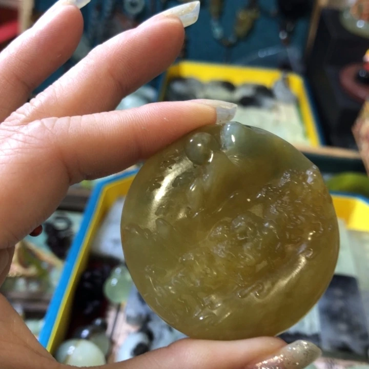 岫玉未镶嵌岫玉挂件