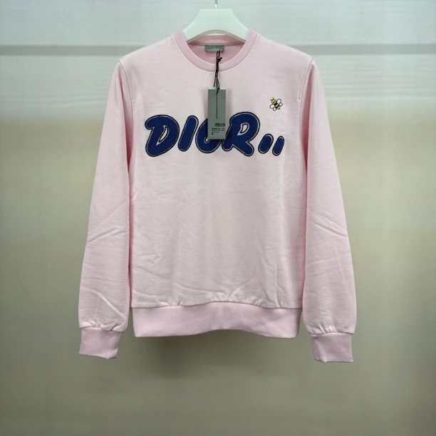 未使用 DIOR/迪奥 植绒字母logo小蜜蜂卫衣/M码/M4793