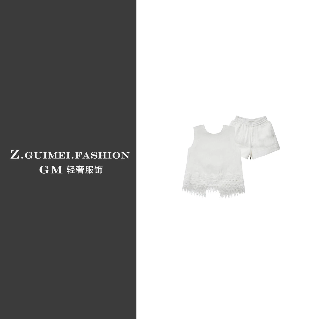 【肆姐高定】设计师款流苏短裤套装XY2777