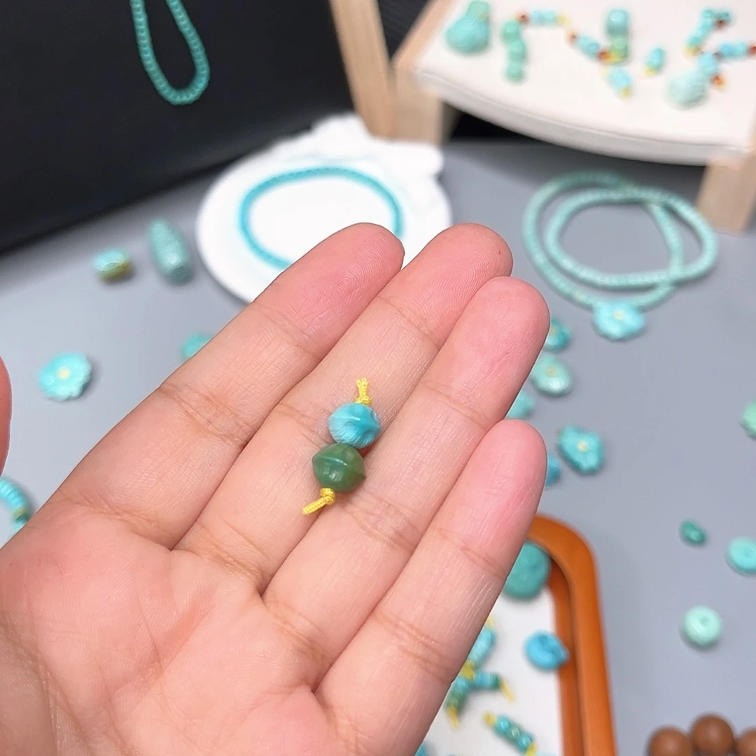 文***阁未镶嵌绿松石珠宝半成品