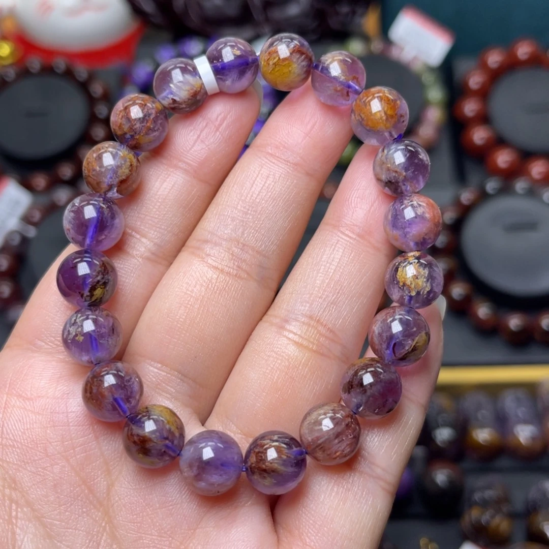 手链未镶嵌水晶紫幽灵单圈9mm