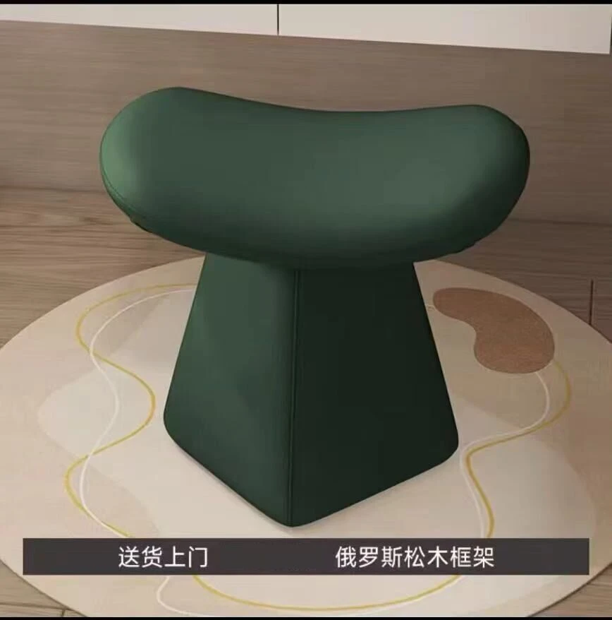 意式轻奢化妆凳家用卧室现代简约小户型家用化妆台椅子换鞋凳矮凳