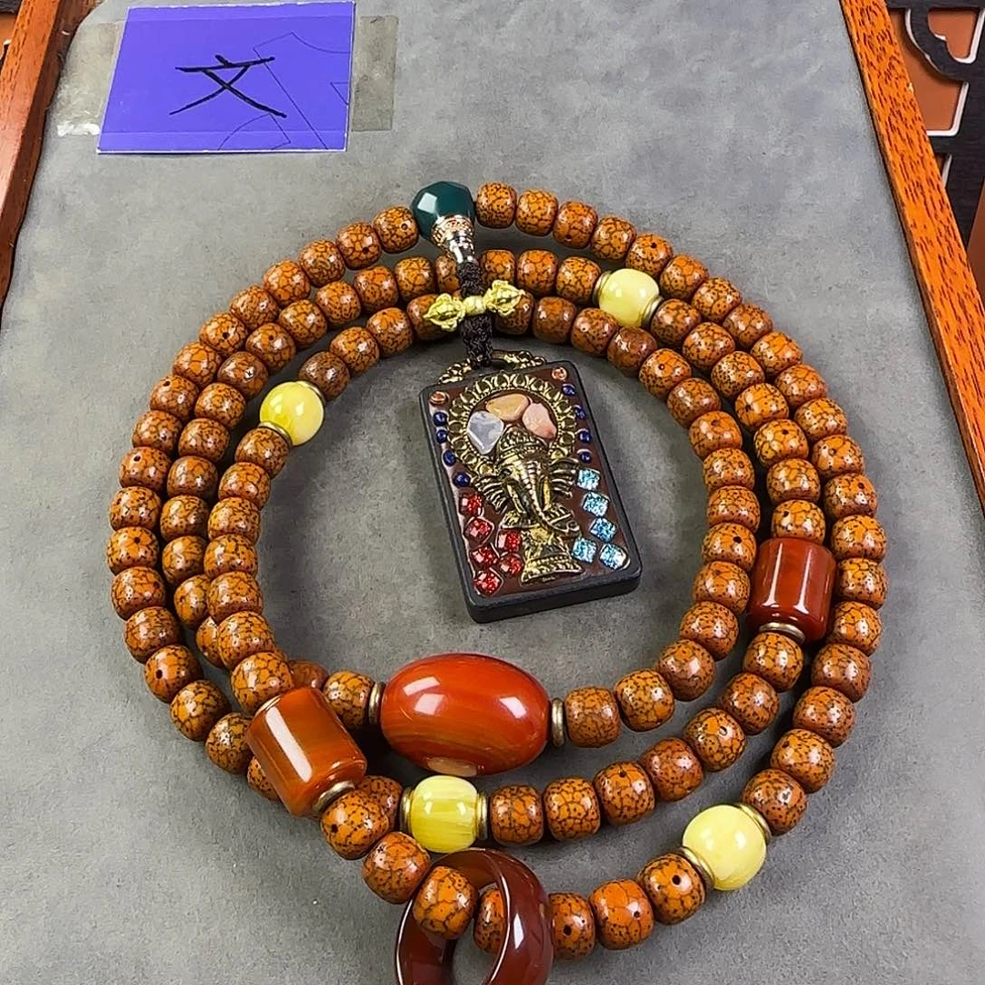 星月菩提吊坠脖挂