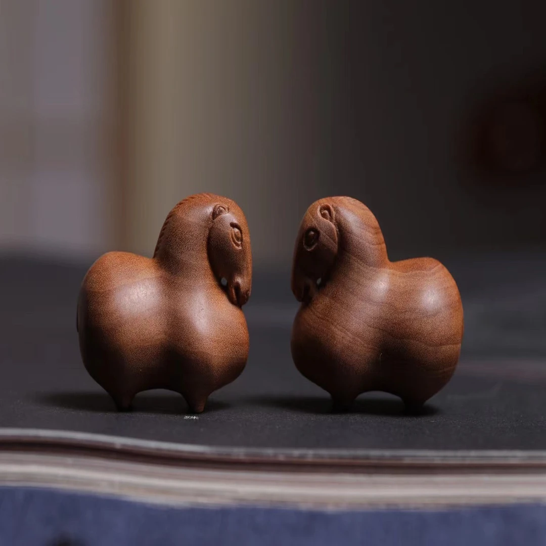 老山檀香老料横纹唐马（多样性发其一）