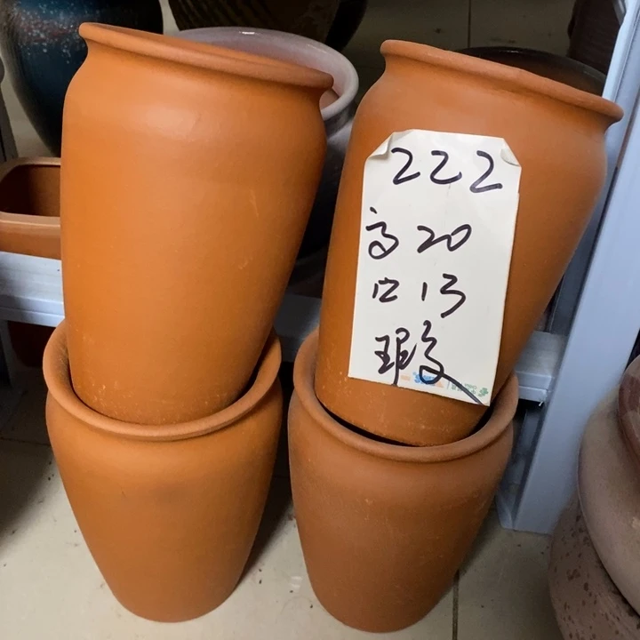粗陶红陶绿植花盆