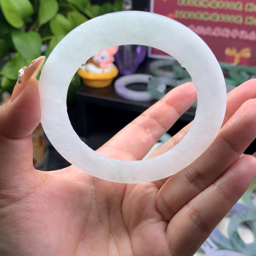 定制翡翠叮当镯未镶嵌56/65