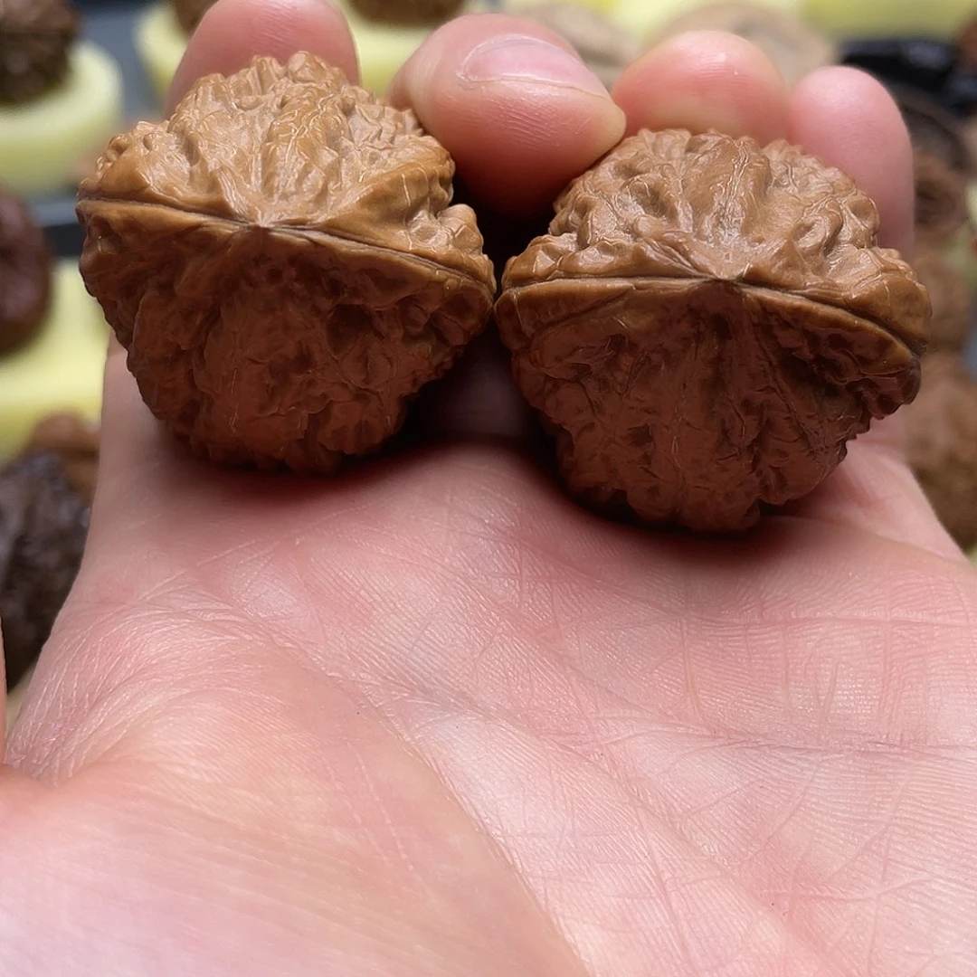 吊坠猴头核桃扁嘴蛤蟆练手文玩核桃22号