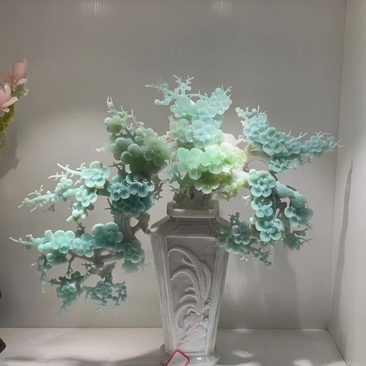 未镶嵌蛇纹石玉（覆膜）珠宝奇石