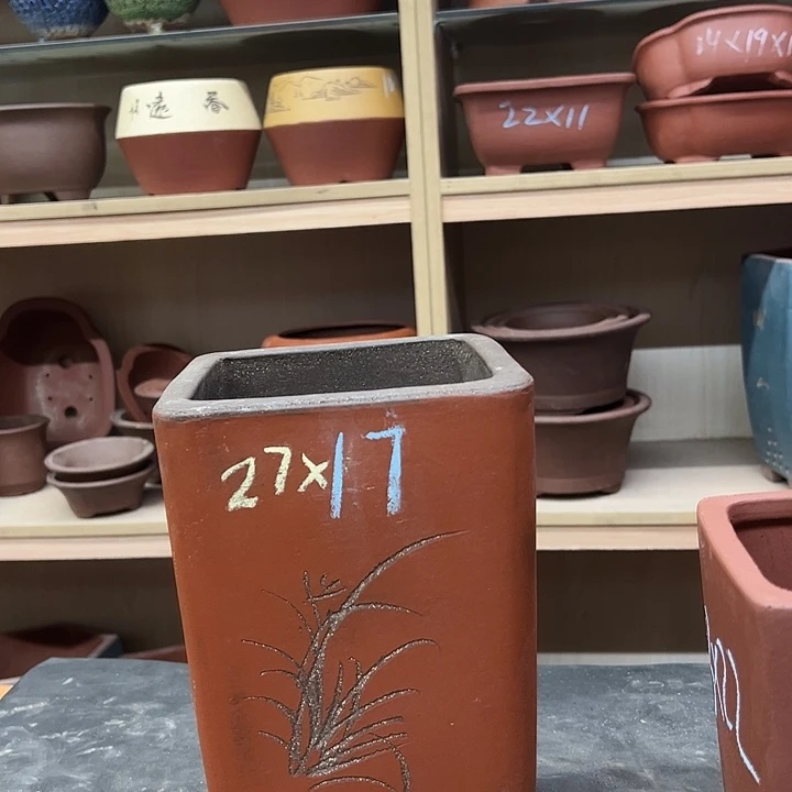 紫砂花盆紫砂花盆