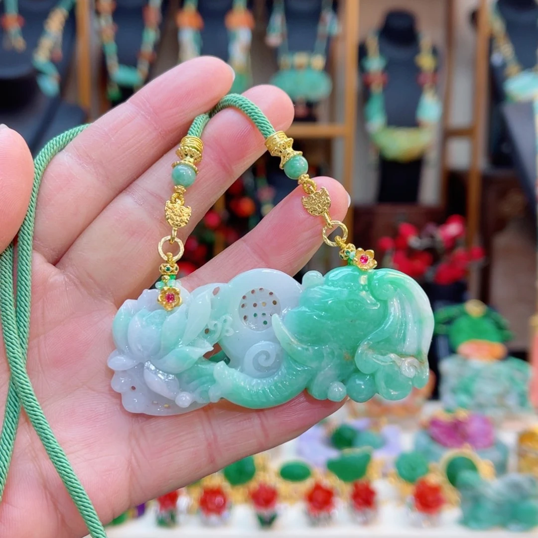 翡翠颈饰未镶嵌48小时鉴赏期