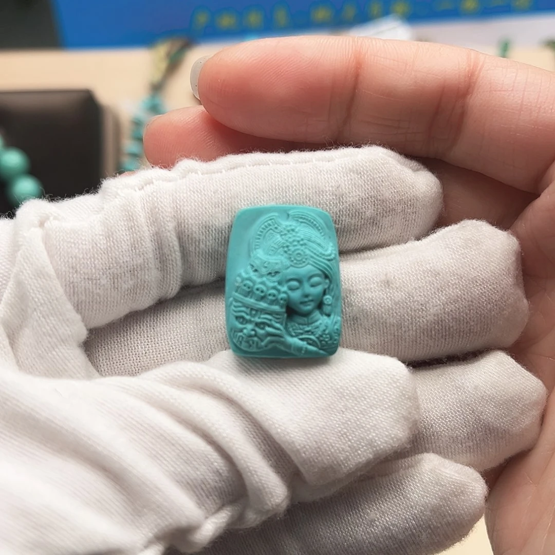绿松石雕刻未镶嵌