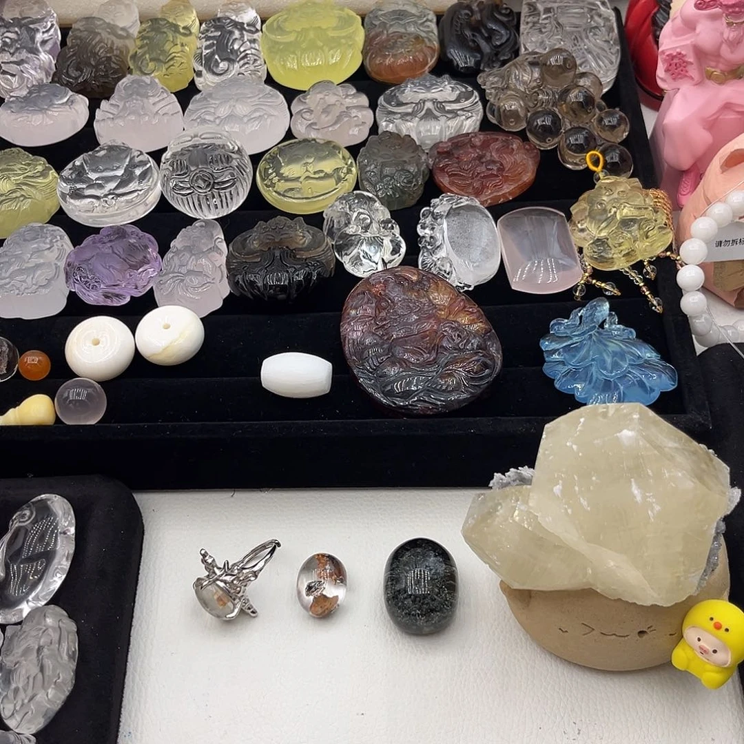 未镶嵌颈饰水晶潇****菌多件33