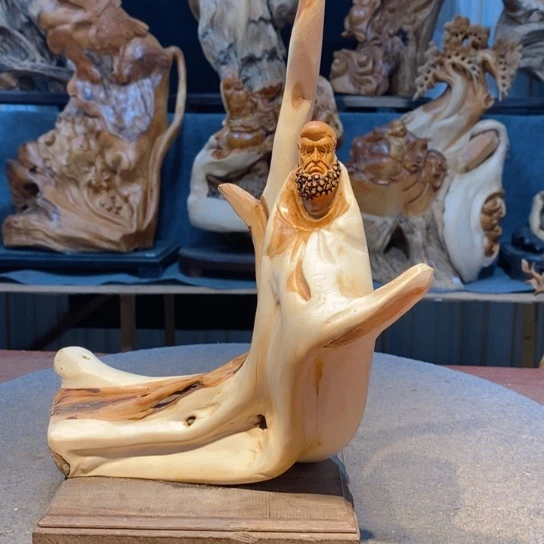 柏木（崖柏）根雕摆件