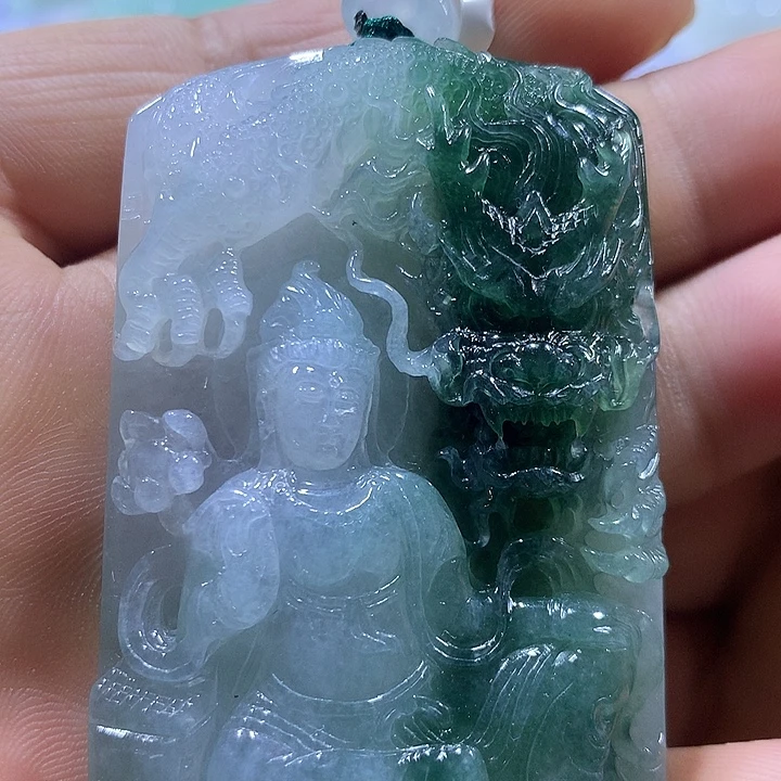 翡翠未镶嵌颈饰天然翡翠吊坠A货