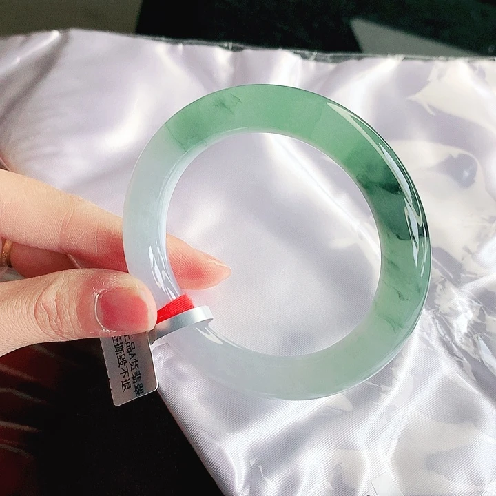 翡翠未镶嵌手镯缅甸天然a货翡翠手镯