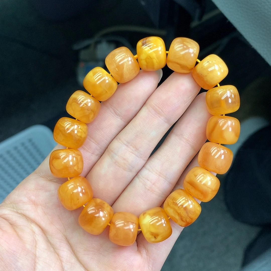 琥珀未镶嵌珠宝奇石13mm➕