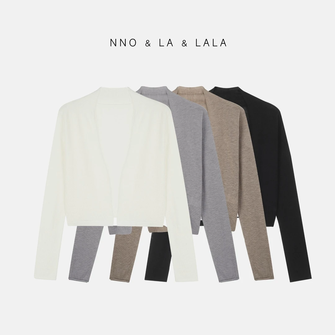 LA 四色基础 糯叽叽 针织开衫  26616