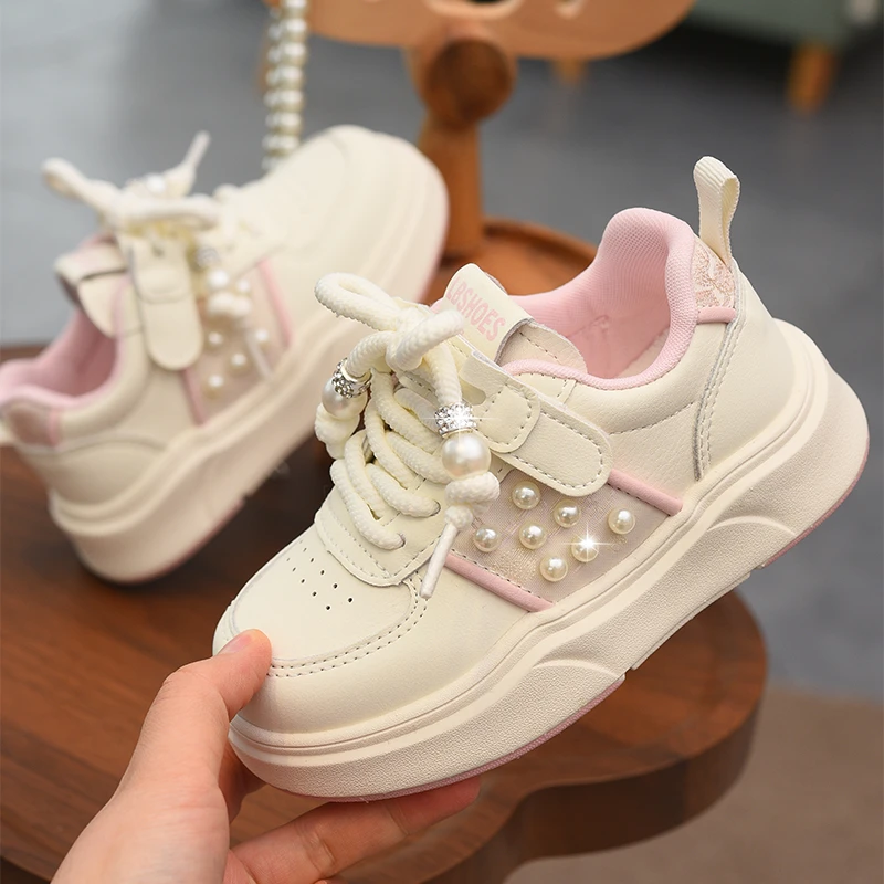 儿童板鞋低帮小白鞋2025秋季新款童鞋时尚休闲鞋软底单鞋运动鞋子