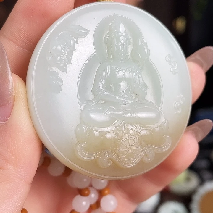 和田玉未镶嵌颈饰定制发货