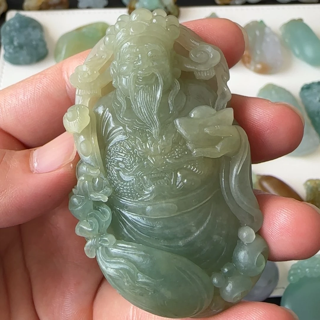未镶嵌定制翡翠翡翠 财神