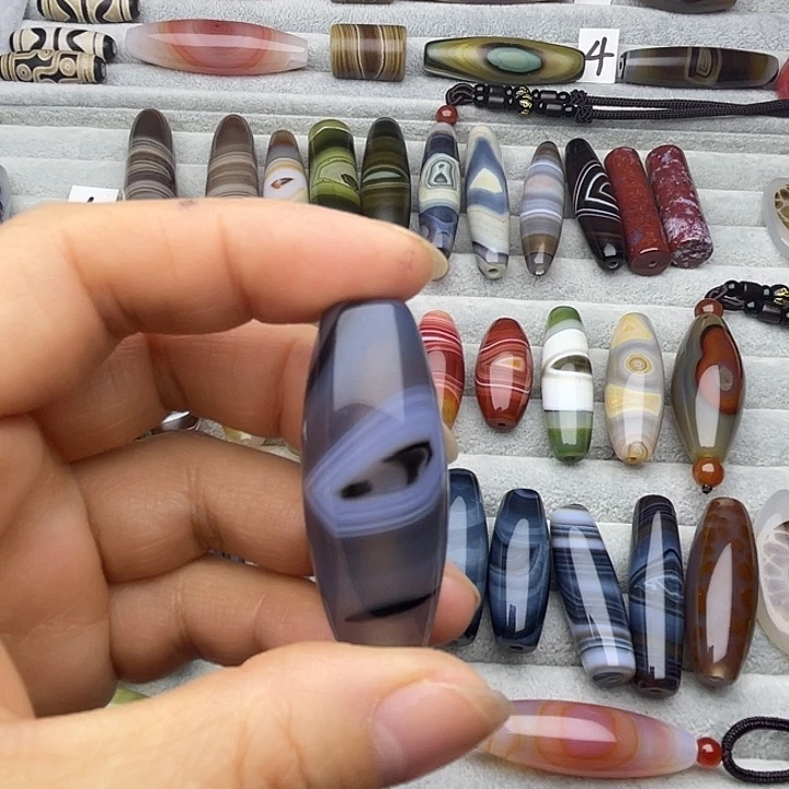 鱼***哥玛瑙/玉髓合金颈饰