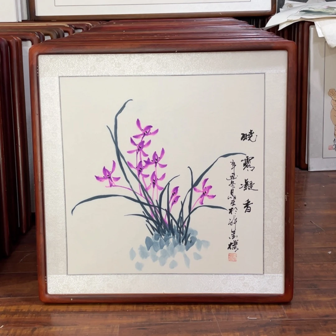 国画带框尺寸63*63厘米