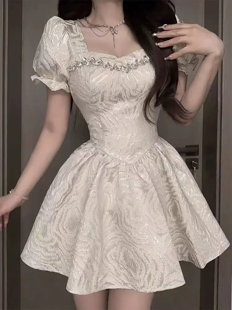 Q1101-1110(吴家优品)连衣裙夏季少女公主显瘦百搭