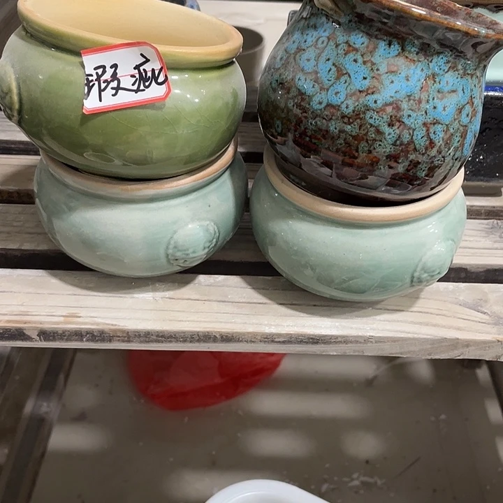 红陶陶瓷花盆凑12米包邮