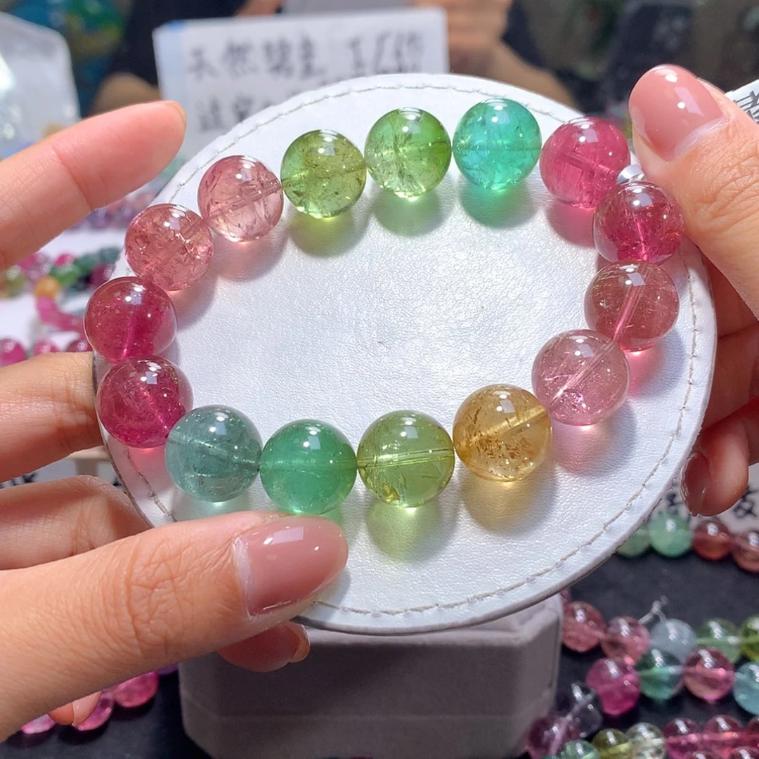 【闪购商品】未镶嵌手串碧玺14m
