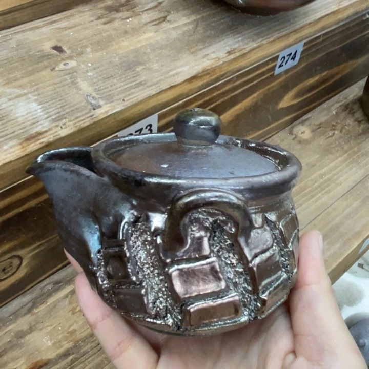 纯手工柴烧茶壶茶具