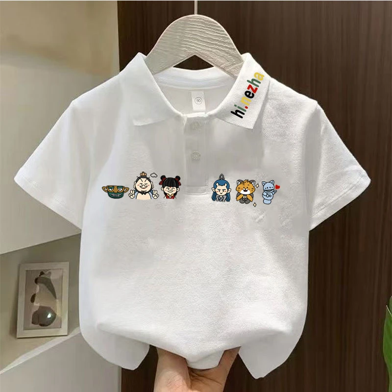 儿童夏天衣服宝宝休闲半袖翻领T恤2025新款男童纯棉短袖t恤POLO衫