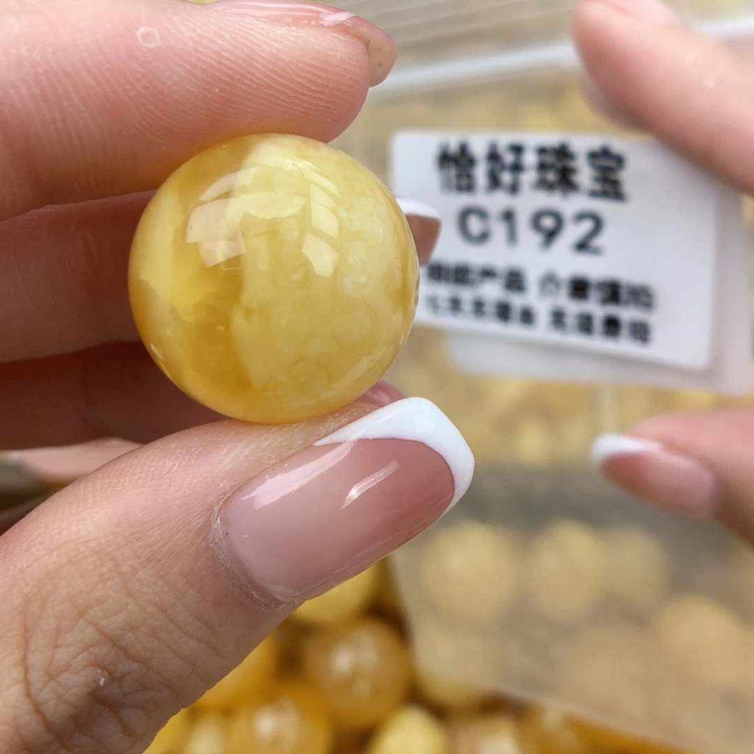 琥珀未镶嵌珠宝奇石19.7冰花