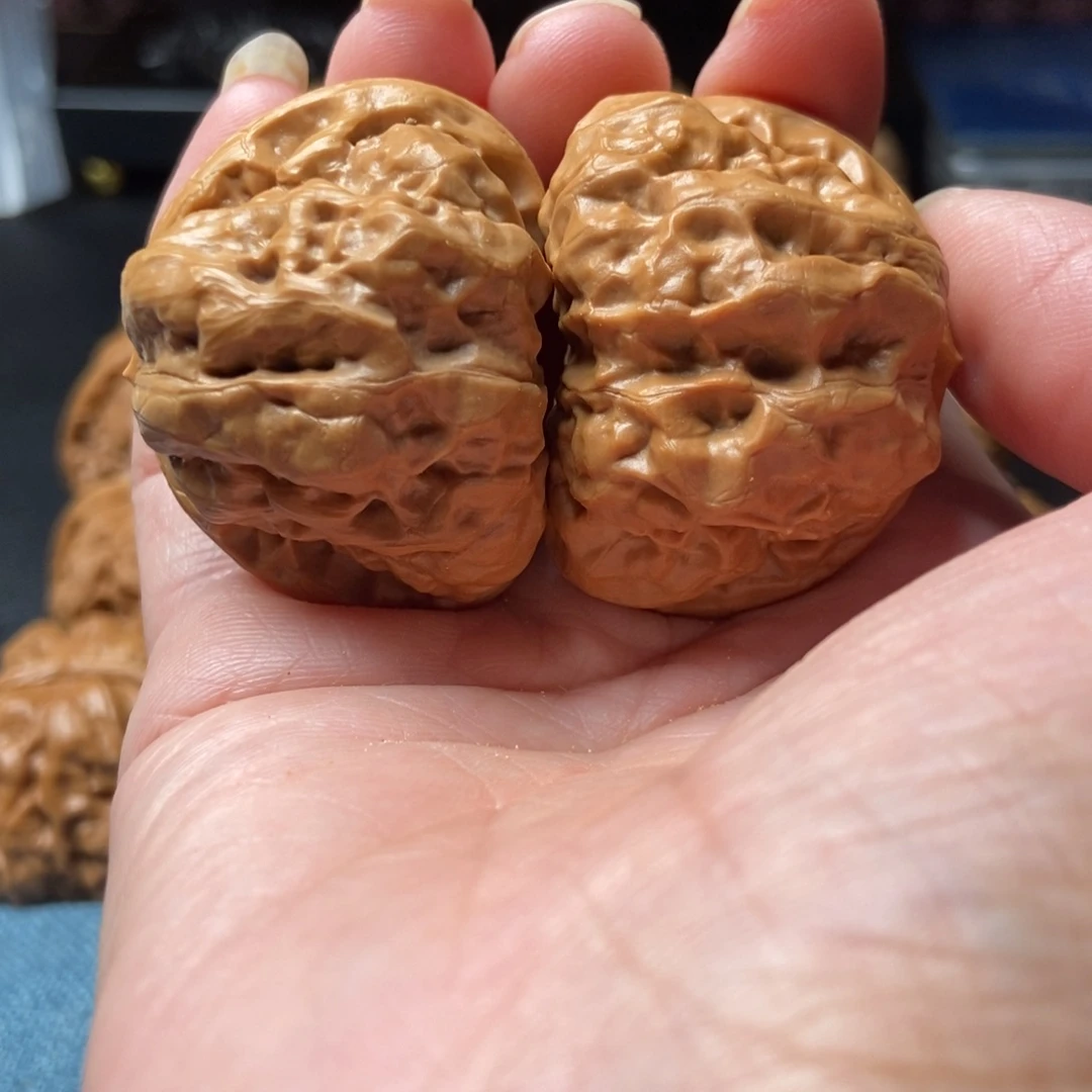 文玩核桃把件蛤蟆头41