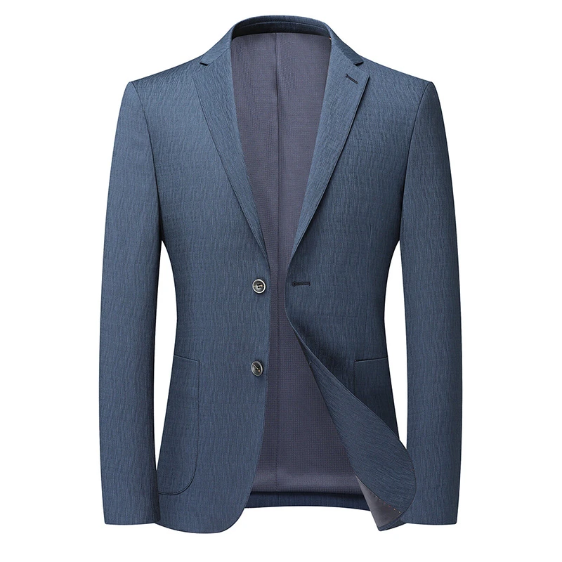 2025春夏季新款西服男春装外套修身小西装纯色单西休闲西装男士