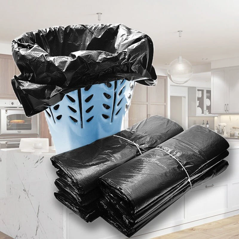 【福利】家用垃圾袋 一次性黑色垃圾袋大约45只