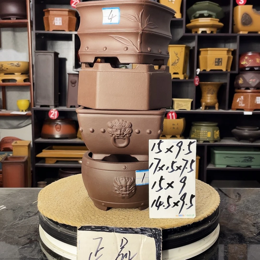 D-盆尚好紫砂花盆