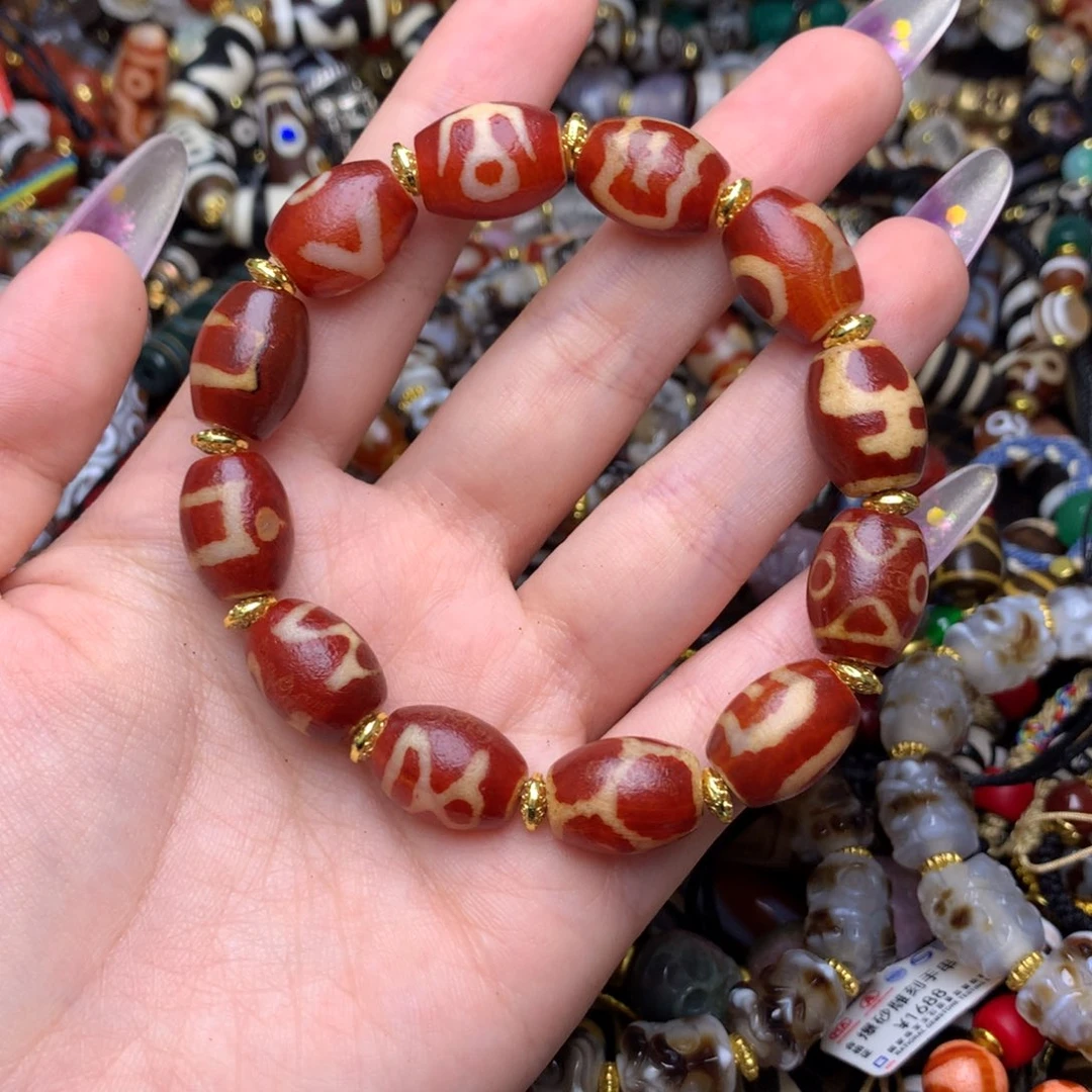 玛瑙/玉髓未镶嵌发一条