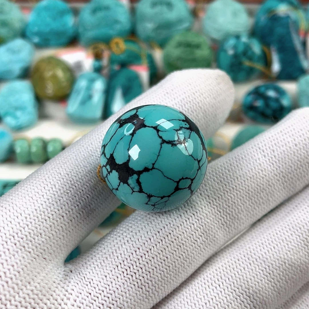 绿松石未镶嵌车挂