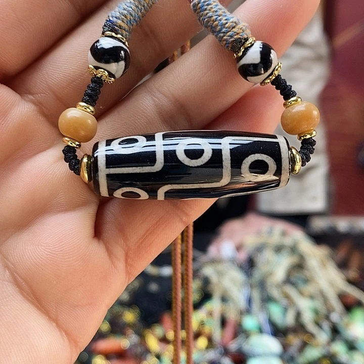 玛瑙/玉髓合金颈饰