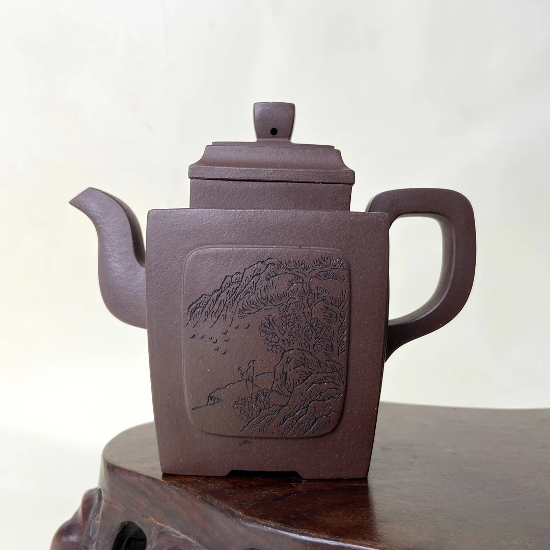 宜兴手工紫砂陶 （王宙元）茶壶GS4107-3