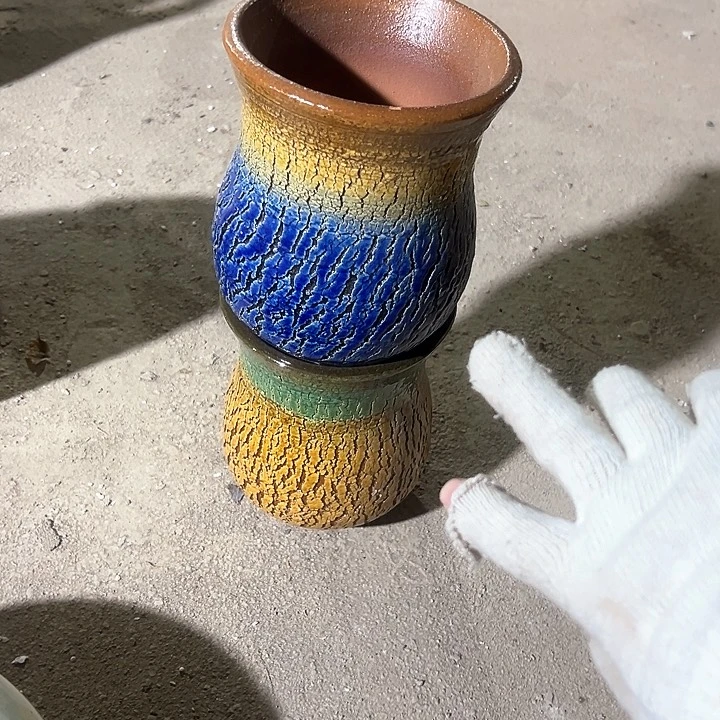 紫砂花盆花藤花盆花盆