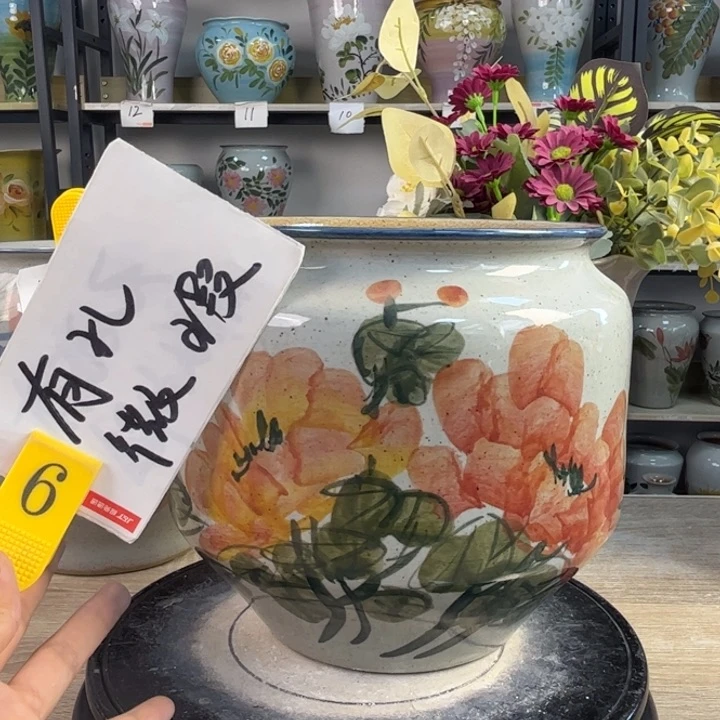 罐1tc景德镇陶瓷花盆
