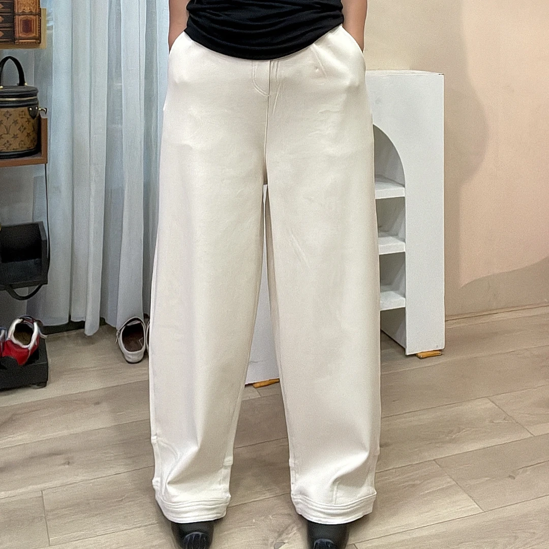 961欧货爆款加绒加厚拉绒牛仔长裤女