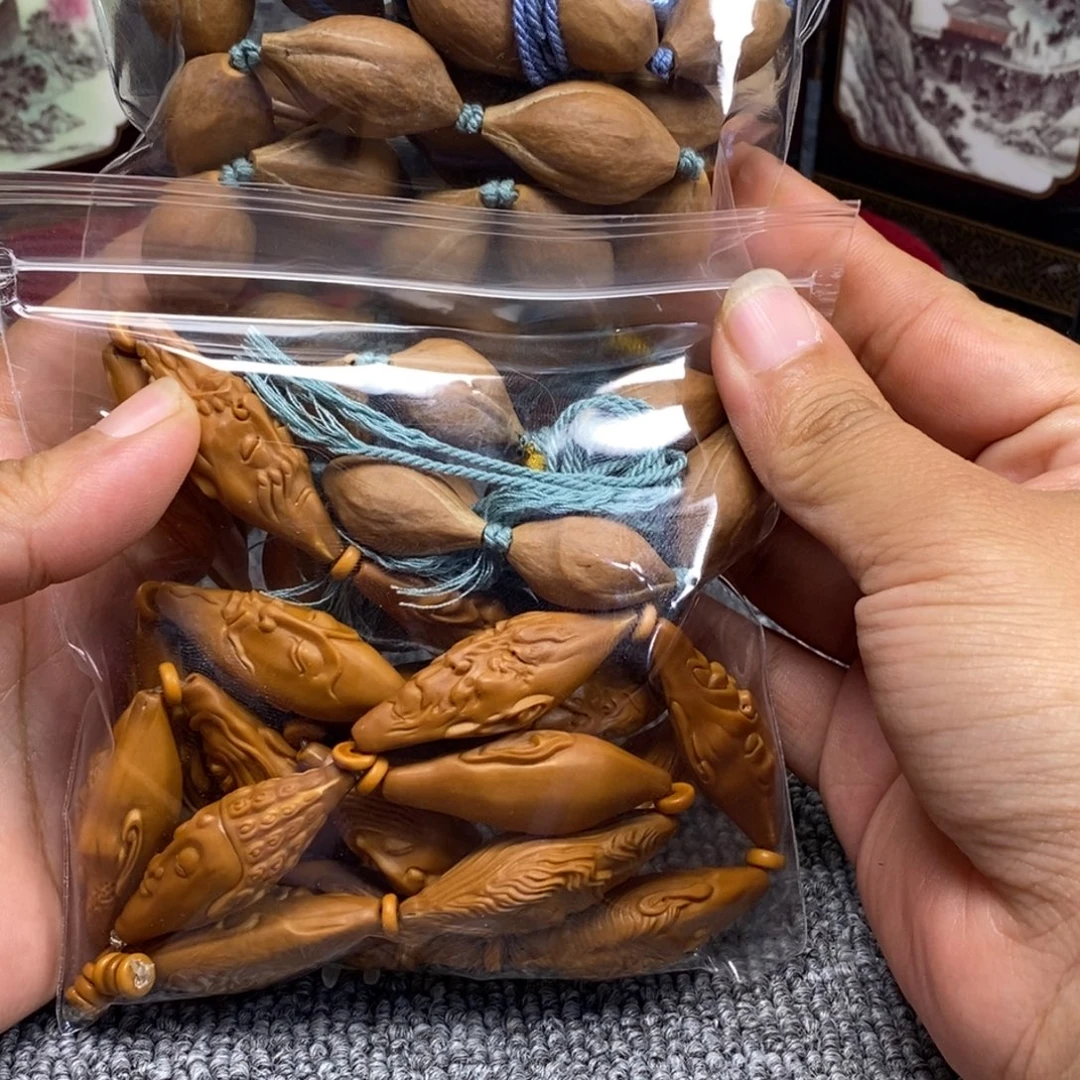 米***屋手串/手链橄榄核素串4脖挂1