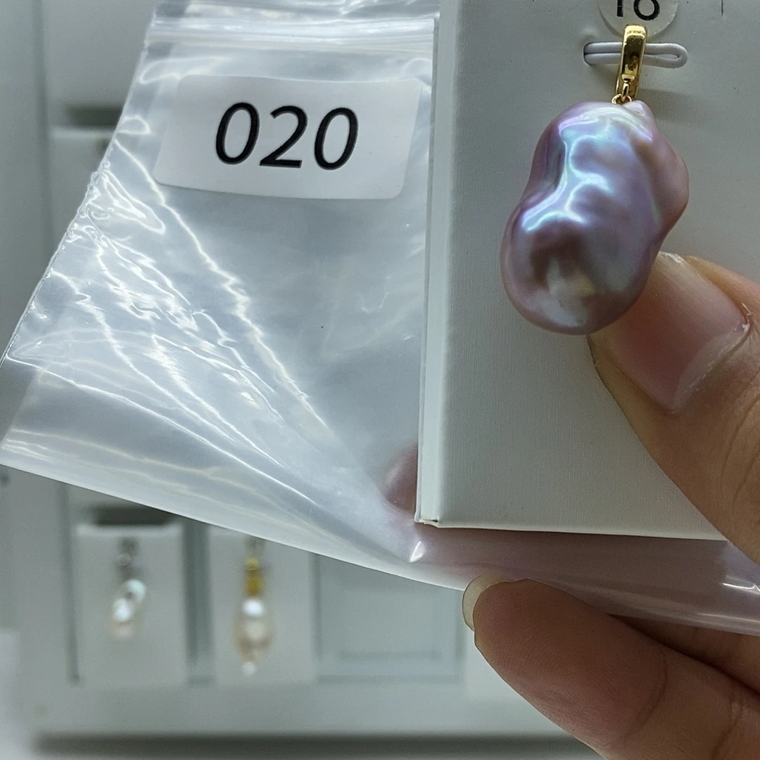 淡水珍珠巴洛克珍珠001合金