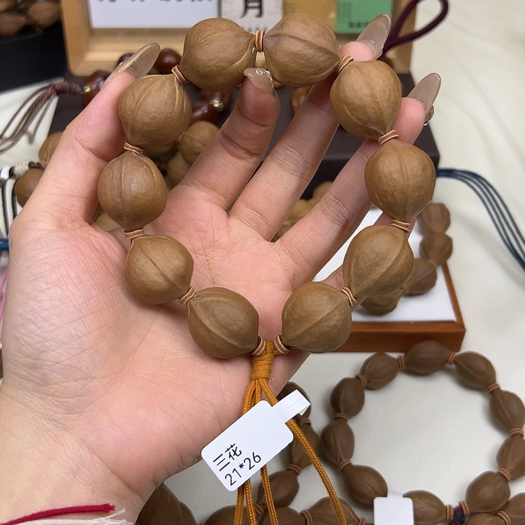 T***1橄榄核手串/手链三花21.26