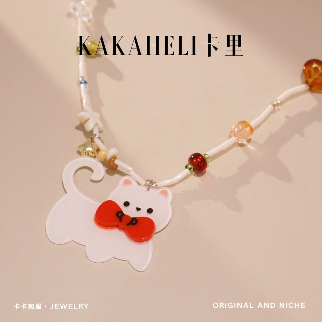 铜合金项链 元气小狗可爱坠链 A1253