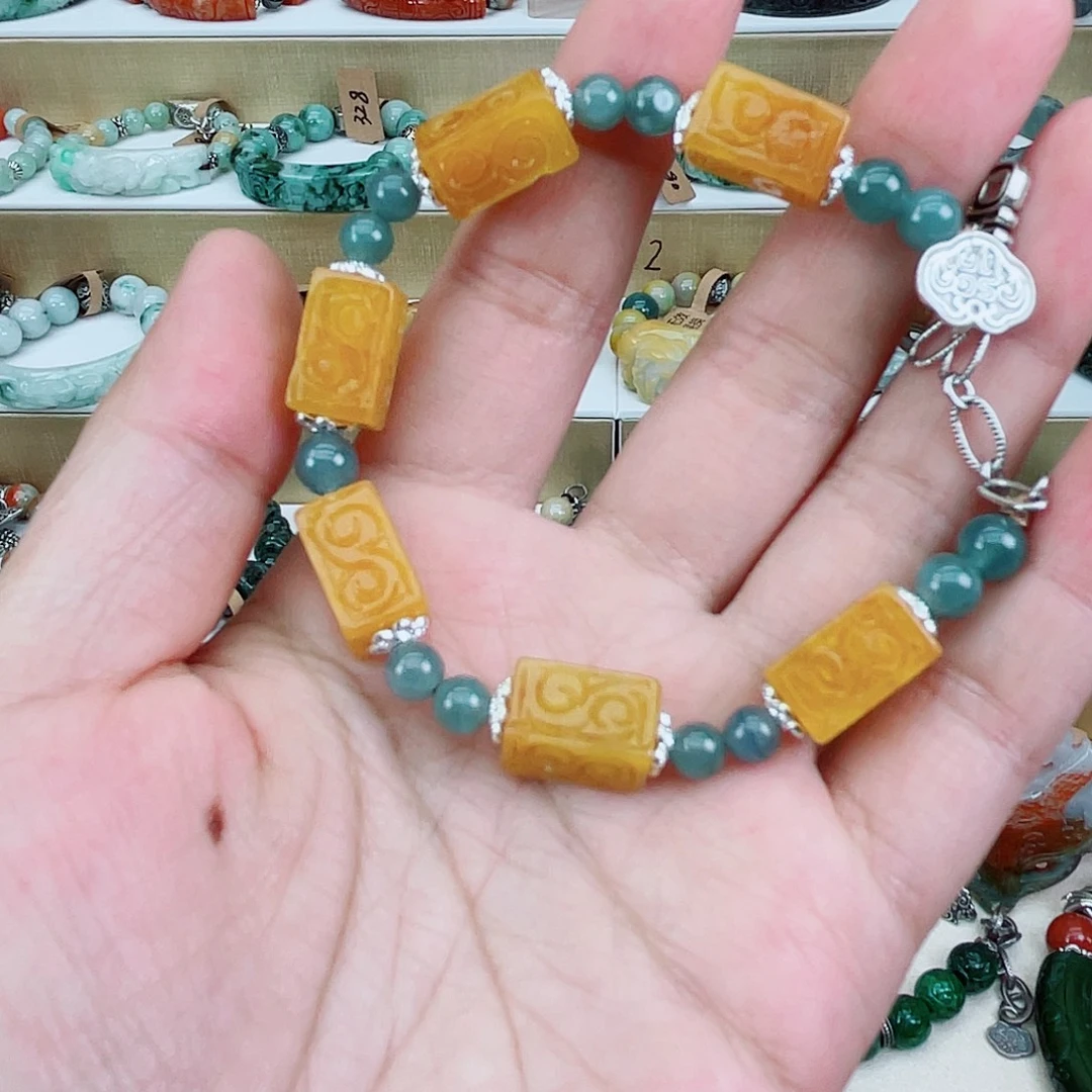 未镶嵌手链翡翠手链