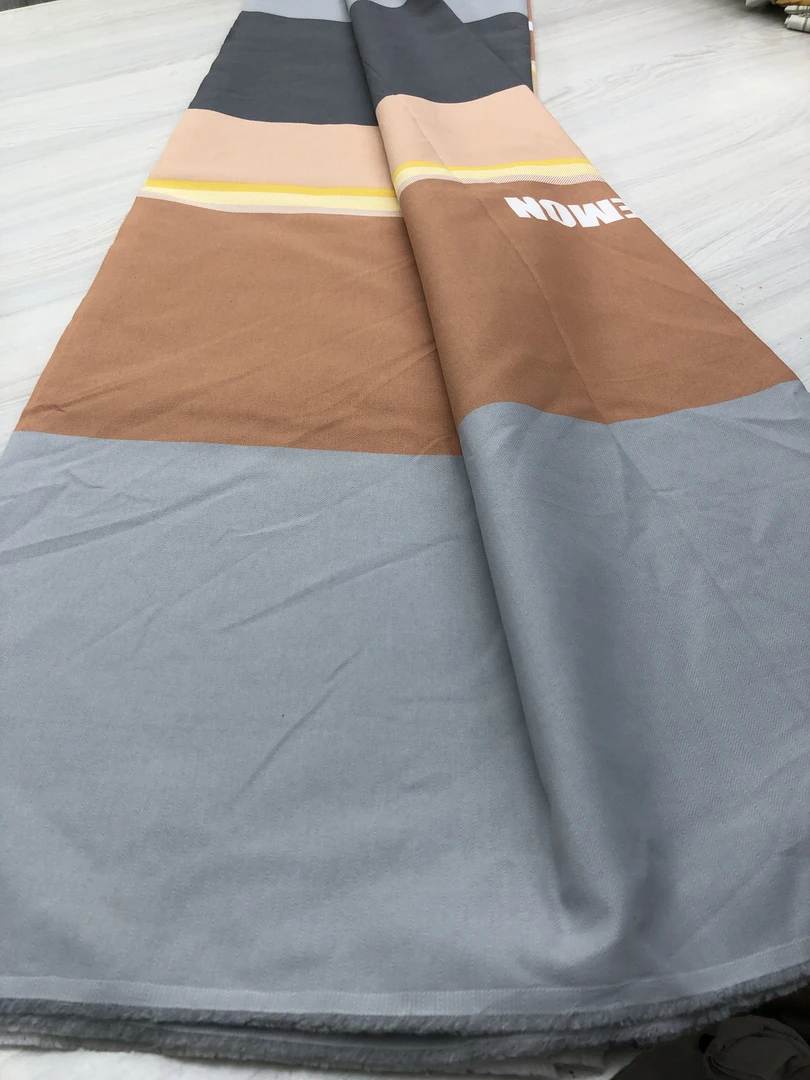 （灰色格调）2.5*.23长绒棉布料加厚印花床单面料