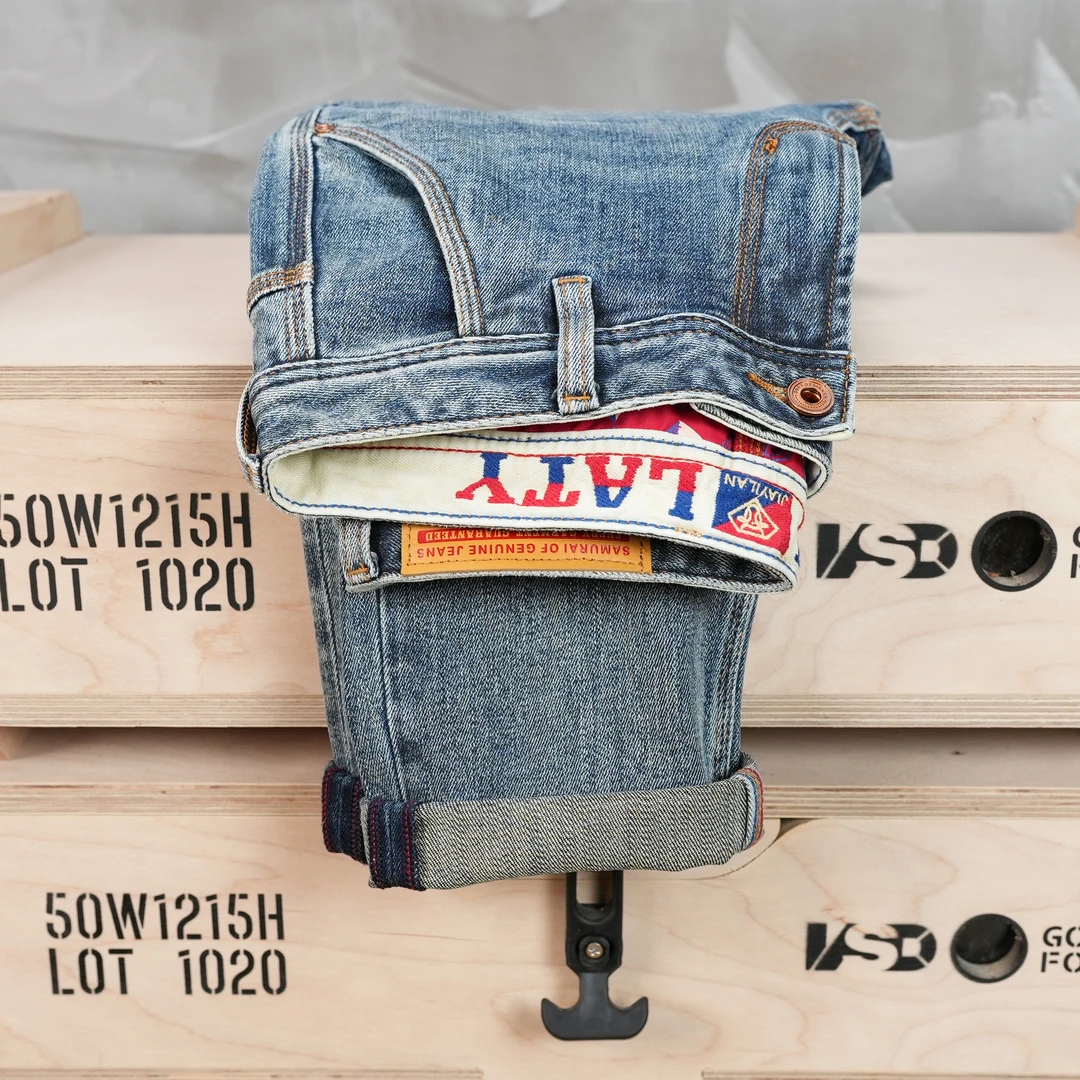 春秋新款男裤子水洗牛仔裤经典水洗蓝色微弹柔软舒适百搭品质男装